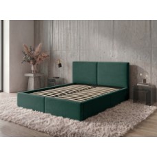 Gulta ar paceļamo mehānismu HILTON 140x200, zaļš